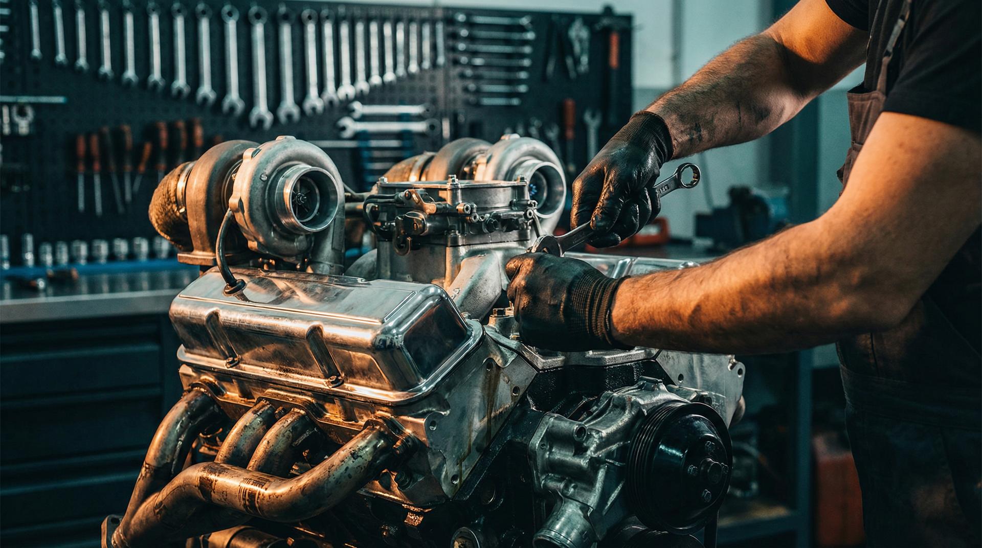 高清视频修车视频 - 涡轮增压发动机拆解